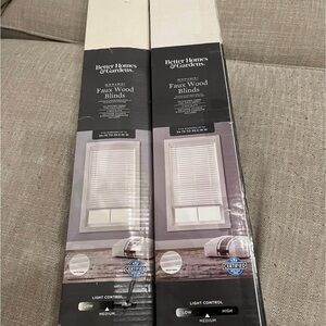 Better Homes And Gardens White Faux Wood Blinds